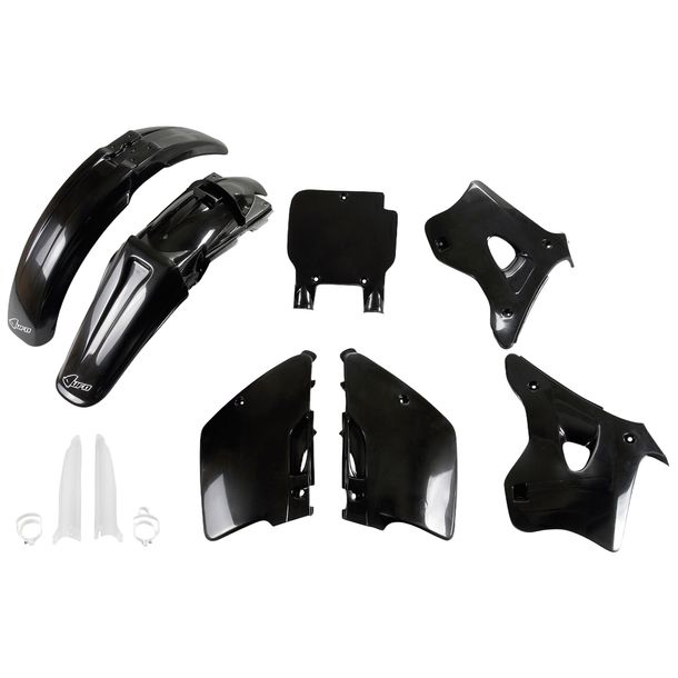 Kit carenatura UFO PLAST 9 pezzi. Set carenatura in plastica con protezione forcella per Kawasaki KX 125 / 250 ccm Anno 1994 - 1995