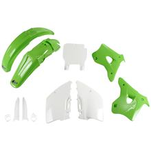 Kit carenatura UFO PLAST 9 pezzi. Set carenatura in plastica con protezione forcella per Kawasaki KX 125 / 250 ccm Anno 1994 - 1995