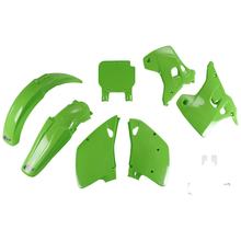 Kit carenatura UFO PLAST 9 pezzi Set carenatura in plastica con protezione forcella per Kawasaki KX 125 / 250 ccm Anno costr. 1993