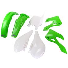 Kit carenatura UFO PLAST 7 pezzi Kit completo carenature in plastica per Kawasaki KX 125 / 250 ccm Anno di costruzione 1999 - 2002