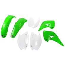 Kit carenatura UFO PLAST 7 pezzi Set carenatura in plastica per Kawasaki KX 125 / 250 ccm Anno di costruzione 2003 - 2008