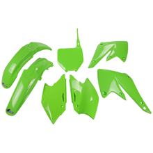 Kit carenatura UFO PLAST 7 pezzi Set carenatura in plastica per Kawasaki KX F 250 ccm Anno 2004 - 2005