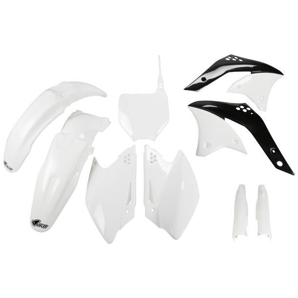 Verkleidungskit UFO PLAST 9-teilig Verkleidungssatz Kunststoff mit Gabelschutz für Kawasaki KX F 250 ccm Bj. 2006
