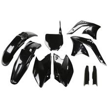 Bekledingskit UFO PLAST 9-delig Bekledingsset Kunststof met vorkbescherming voor Kawasaki KX F 250 ccm Bj. 2006