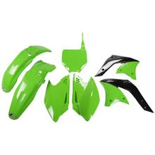 Kit carenatura UFO PLAST 7 pezzi, set carenatura in plastica per Kawasaki KX F 250 ccm Anno 2006