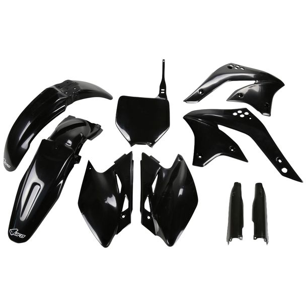 UFO PLAST 9-piece Fairing Kit Plastic fairing set with fork protectors for Kawasaki KX F 450 ccm Bj. 2006