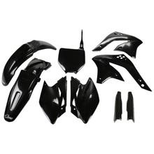Bekledingskit UFO PLAST 9-delig Bekledingsset Kunststof met vorkbescherming voor Kawasaki KX F 450 ccm Bj. 2006