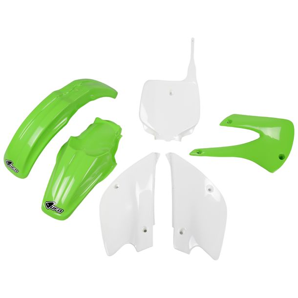 Verkleidungskit UFO PLAST 6-teilig Verkleidungssatz Kunststoff für Kawasaki KX 85 ccm Bj. 2000