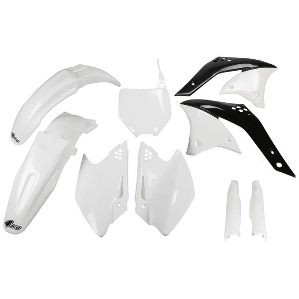 Verkleidungskit UFO PLAST 9-teilig Verkleidungssatz Kunststoff mit Gabelschutz für Kawasaki KX F 250 ccm Bj. 2007