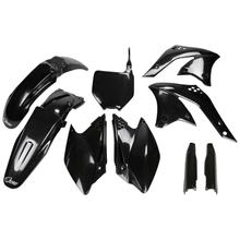 Sada dílů opláštění UFO PLAST 9-dílná, sada opláštění z plastu s krytem vidlic pro Kawasaki KX F 250 ccm Bj. 2007