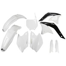 Sada dílů opláštění UFO PLAST 9-dílná, sada opláštění z plastu s krytem vidlic pro Kawasaki KX F 250 ccm Bj. 2007