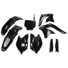 Kit opláštění UFO PLAST 9-dílný, sada opláštění z plastu s krytem vidlic pro Kawasaki KX F 450 ccm Bj. 2007