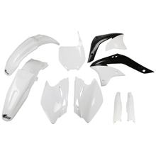 Kit opláštění UFO PLAST 9-dílný, sada opláštění z plastu s krytem vidlic pro Kawasaki KX F 450 ccm Bj. 2007