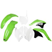 Sada plastových dílů karoserie UFO PLAST 7-dílná, pro Kawasaki KX F 450 ccm Bj. 2007