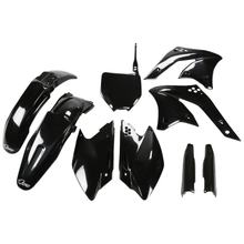 Sada krytů UFO PLAST 9-dílná, sada plastových krytů s krytem vidlic pro Kawasaki KX F 250 ccm Bj. 2008