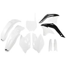 Kapset UFO PLAST 9-delig Bekledingsset Kunststof met vorkbescherming voor Kawasaki KX F 450 ccm Bj. 2008