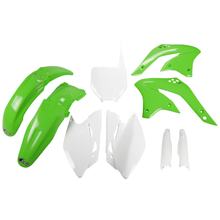 Kapset UFO PLAST 9-delig Bekledingsset Kunststof met vorkbescherming voor Kawasaki KX F 450 ccm Bj. 2008