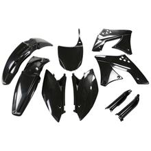 Bekledingskit UFO PLAST 9-delig Bekledingsset Kunststof met vorkbescherming voor Kawasaki KX F 250 ccm Bj. 2009 - 2012