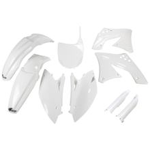 Bekledingskit UFO PLAST 9-delig Bekledingsset Kunststof met vorkbescherming voor Kawasaki KX F 250 ccm Bj. 2009 - 2012