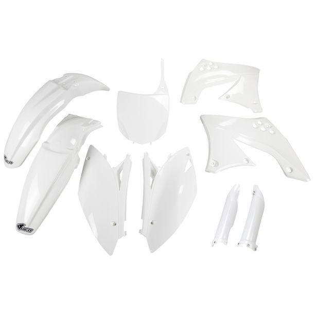 Verkleidungskit UFO PLAST 9-teilig Verkleidungssatz Kunststoff mit Gabelschutz für Kawasaki KX F 450 ccm Bj. 2009 - 2011