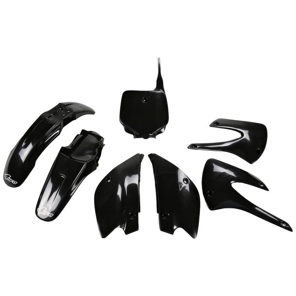 UFO PLAST 7-piece Fairing Kit, Plastic Fairing Set for Kawasaki KX 85 ccm Model Years 2001 - 2013