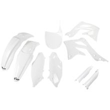 Bekledingskit UFO PLAST 9-delig Bekledingsset Kunststof met vorkbescherming voor Kawasaki KX F 450 ccm Bj. 2012