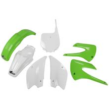 Sada plastových dílů UFO PLAST 7-dílná, kompletní kryty pro Kawasaki KX 85 ccm Bj. 2001 - 2013