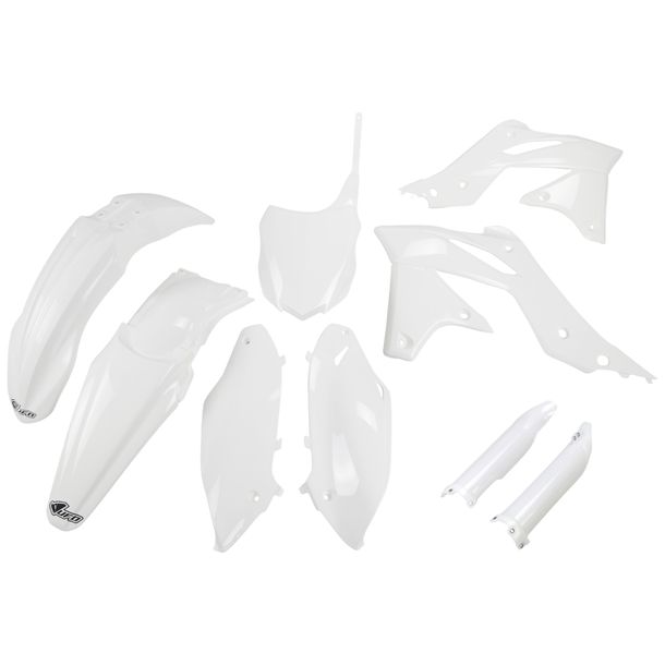 Verkleidungskit UFO PLAST 9-teilig Verkleidungssatz Kunststoff mit Gabelschutz für Kawasaki KX F 250 ccm Bj. 2013 - 2016