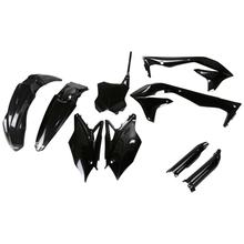 Bekledingskit UFO PLAST 9-delig Bekledingsset Kunststof met vorkbescherming voor Kawasaki KX F 450 ccm Bj. 2016 - 2017