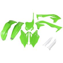 Bekledingskit UFO PLAST 9-delig Bekledingsset Kunststof met vorkbescherming voor Kawasaki KX F 450 ccm Bj. 2016 - 2017