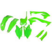 Verkleidungskit UFO PLAST 9-teilig Verkleidungssatz Kunststoff mit Gabelschutz für Kawasaki KX F 450 ccm Bj. 2016 - 2017
