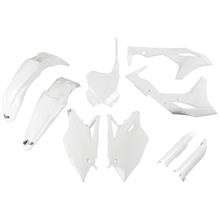 Kit de carenado UFO PLAST 9 piezas. Juego de carenado de plástico con protección de horquilla para Kawasaki KX F 250 ccm Año 2018 - 2020