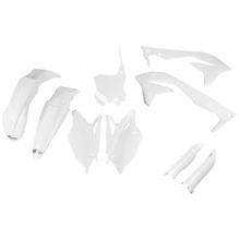 Bekledingskit UFO PLAST 9-delig Bekledingsset Kunststof met vorkbescherming voor Kawasaki KX F 450 ccm Bj. 2018