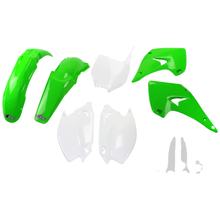 Kit de carenado UFO PLAST 9 piezas. Juego de carenado de plástico con protección de horquillas para Kawasaki KX 125 / 250 ccm Año 2003