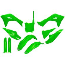 Kit de carenado UFO PLAST 10 piezas, juego de carenado de plástico con protección para horquillas para Kawasaki KX F 250 / 450 ccm Año 2024 - 2026