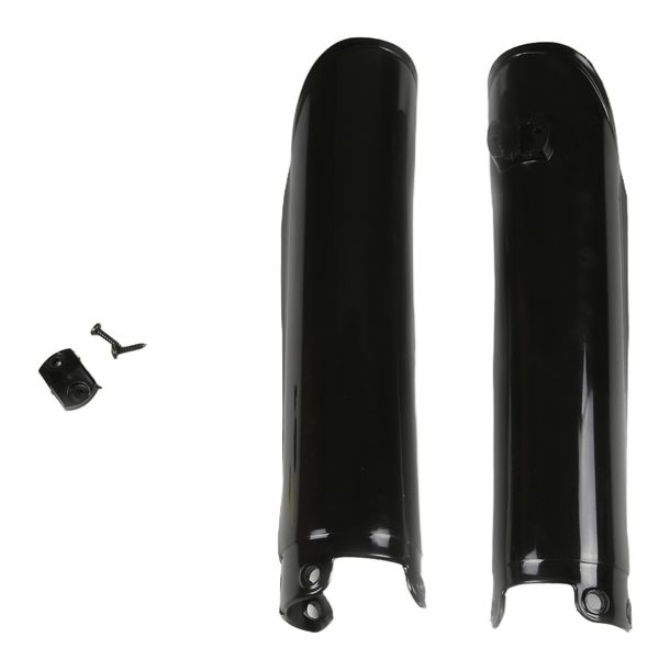 Protège-fourreaux UFO PLAST 2 pièces, carénage couvre-fourches pour KTM EXC Racing EXC-F SX EGS 125 - 520 ccm Année de fabrication 2001 - 2007