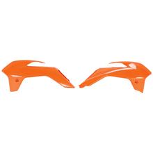 Radiator shroud UFO PLAST 2-piece cover for KTM SX 85 ccm Bj. 2013 - 2017