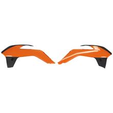 Radiator shroud UFO PLAST 2-piece cover for KTM SX 85 ccm Bj. 2013 - 2017