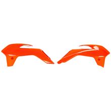 Radiator shroud UFO PLAST 2-piece cover for KTM SX 85 ccm Bj. 2013 - 2017