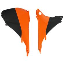 Cubierta de filtro de aire UFO PLAST en 2 piezas para caja de filtro de aire KTM EXC Sixdays EXC-F 125 - 500 ccm Año 2014 - 2016