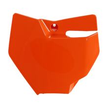 Plaque de numéro UFO PLAST, carénage plaque de numéro avant pour Gas MC, KTM SX 85 ccm Année de fabrication 2018 - 2024