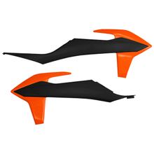 Kühlerverkleidung UFO PLAST 2-teilig Abdeckung Kühler für KTM EXC Sixdays EXC-F 150 - 500 ccm Bj. 2020 - 2023