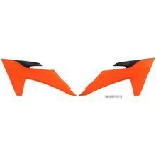Kühlerverkleidung UFO PLAST 2-teilig Abdeckung Kühler für KTM EXC Sixdays EXC-F 125 - 500 ccm Bj. 2023 - 2025