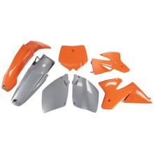 Sada dílů opláštění UFO PLAST 7-dílná, kompletní opláštění z plastu pro KTM SX Racing 125 - 400 ccm RV 1998 - 2000