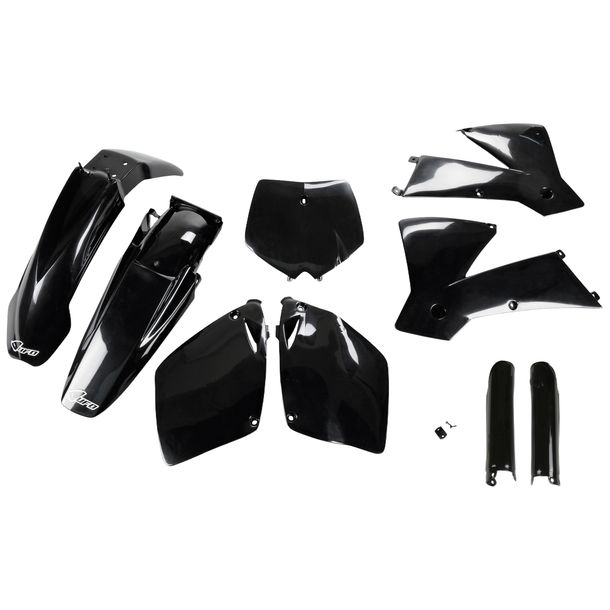 Verkleidungskit UFO PLAST 9-teilig Verkleidungssatz Kunststoff mit Gabelschutz für KTM SX Racing 125 - 400 ccm Bj. 2001 - 2002