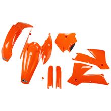 Verkleidungskit UFO PLAST 7-teilig Verkleidungssatz Kunststoff mit Gabelschutz für KTM SX 125 - 450 ccm Bj. 2004