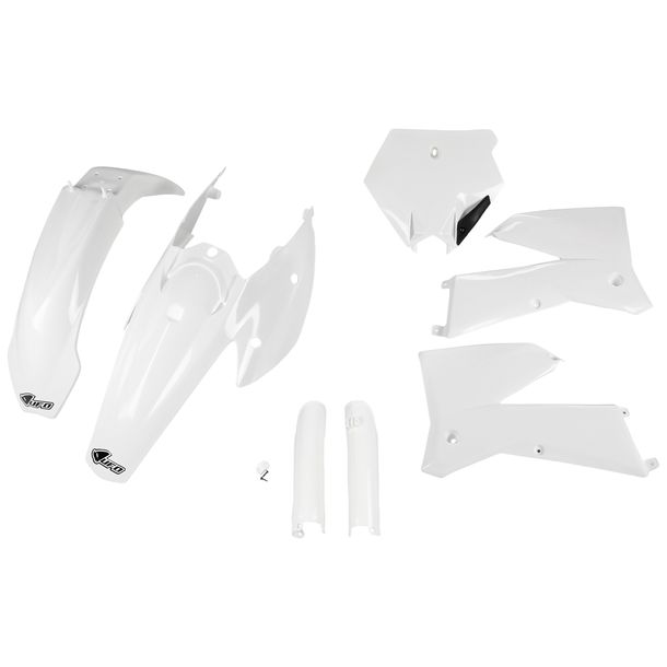 Verkleidungskit UFO PLAST 7-teilig Verkleidungssatz Kunststoff mit Gabelschutz für KTM SX SX-F 125 / 250 ccm Bj. 2005 - 2006