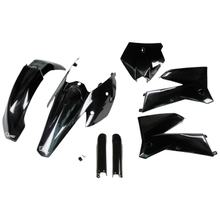 Bekledingskit UFO PLAST 7-delig Bekledingsset Kunststof met vorkbescherming voor KTM SX SX-F 125 / 250 ccm Bj. 2005 - 2006