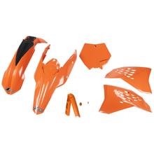Kit de carenado UFO PLAST 7 piezas. Juego de carenado de plástico con protector de horquillas para KTM SX SX-F Racing 125 - 450 ccm Año de fabricación 2007 - 2010
