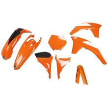 Kit de carenado UFO PLAST 9 piezas. Juego de carenado de plástico con protector de horquillas para KTM SX SX-F Racing 125 - 450 ccm Año. 2011